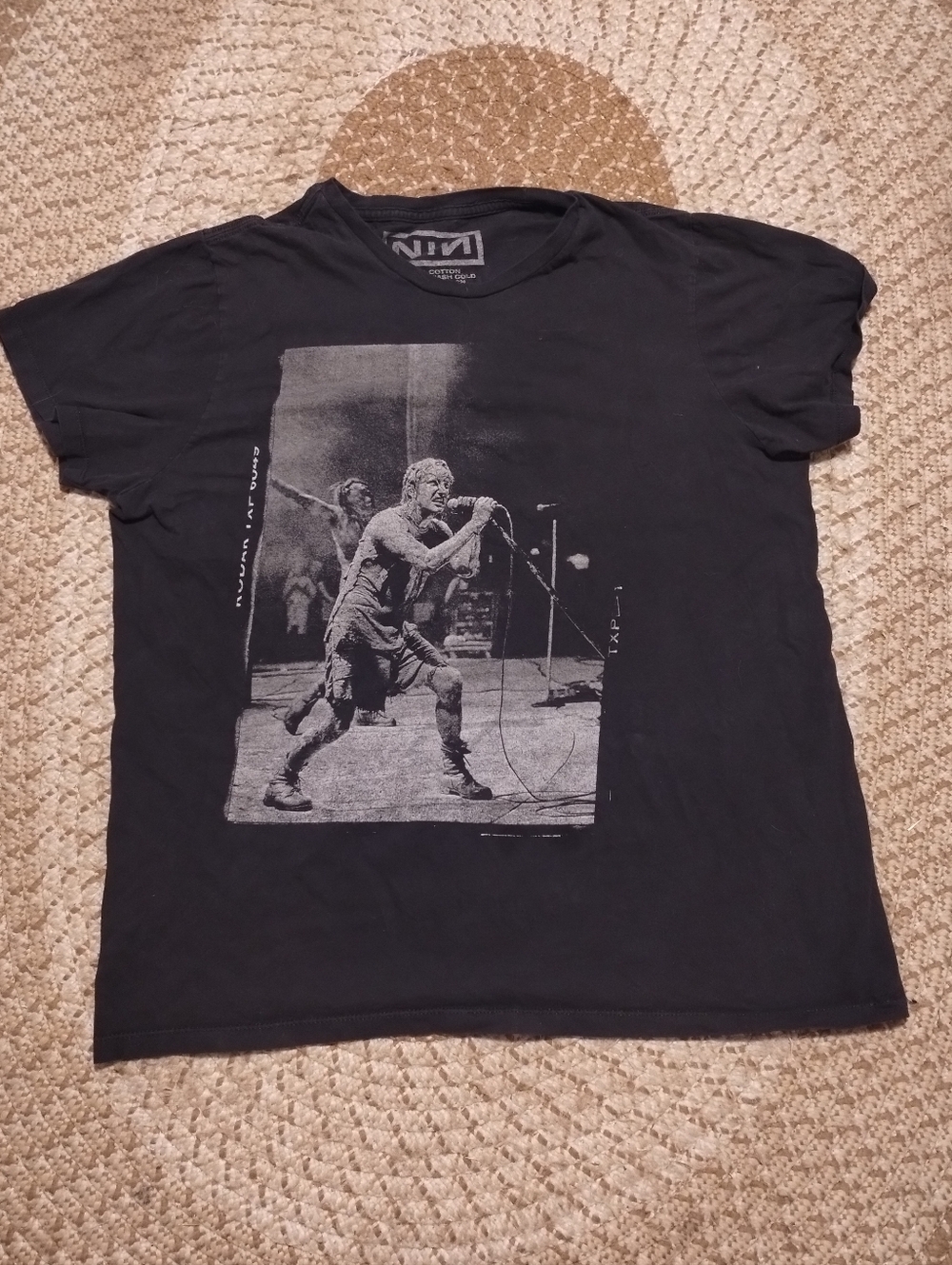 Nine Inch Nails Self Destruct men's shirt VINTAGE 1994